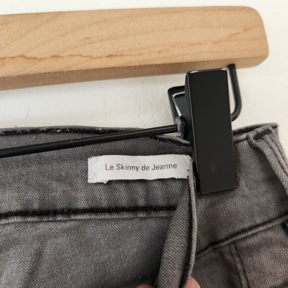 Frame Denim Grey Stretch Skinny Jeans Le Skinny de Jeanne Jegging Women's 27 - Picture 8 of 9